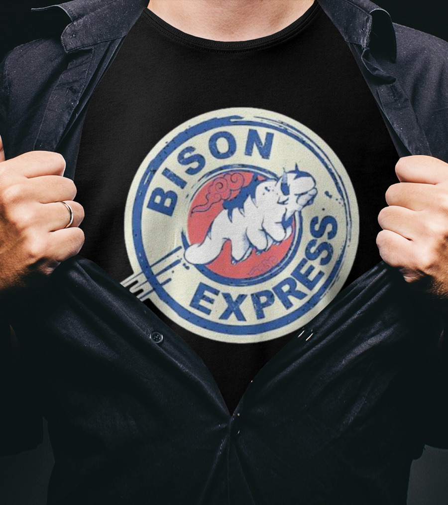 Bison Express Flying Bison Vintage Logo Avatar Reference T-Shirt