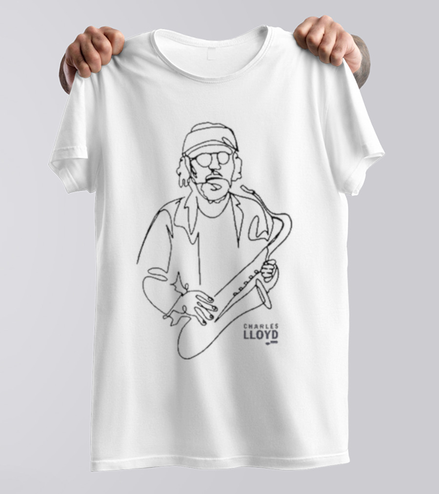 Blue Note Charles Lloyd Saxophone Line T-Shirt