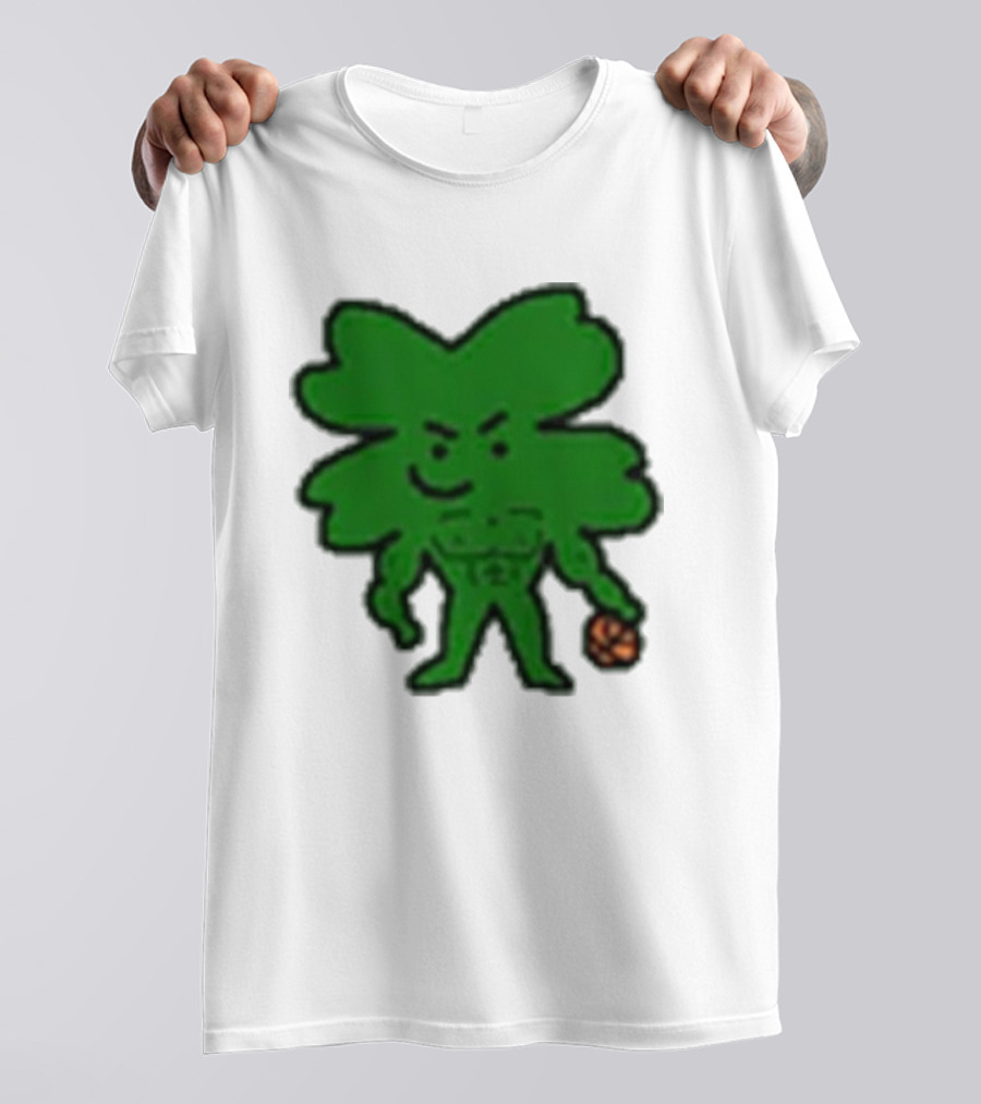 Boston Buff NBA Shamrock Basketball Player T-Shirt