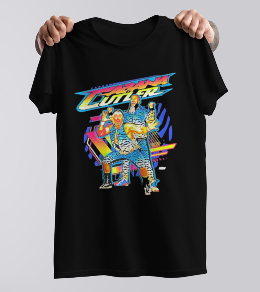 Cabana And Cutler Retro Wrestling Duo T-Shirt