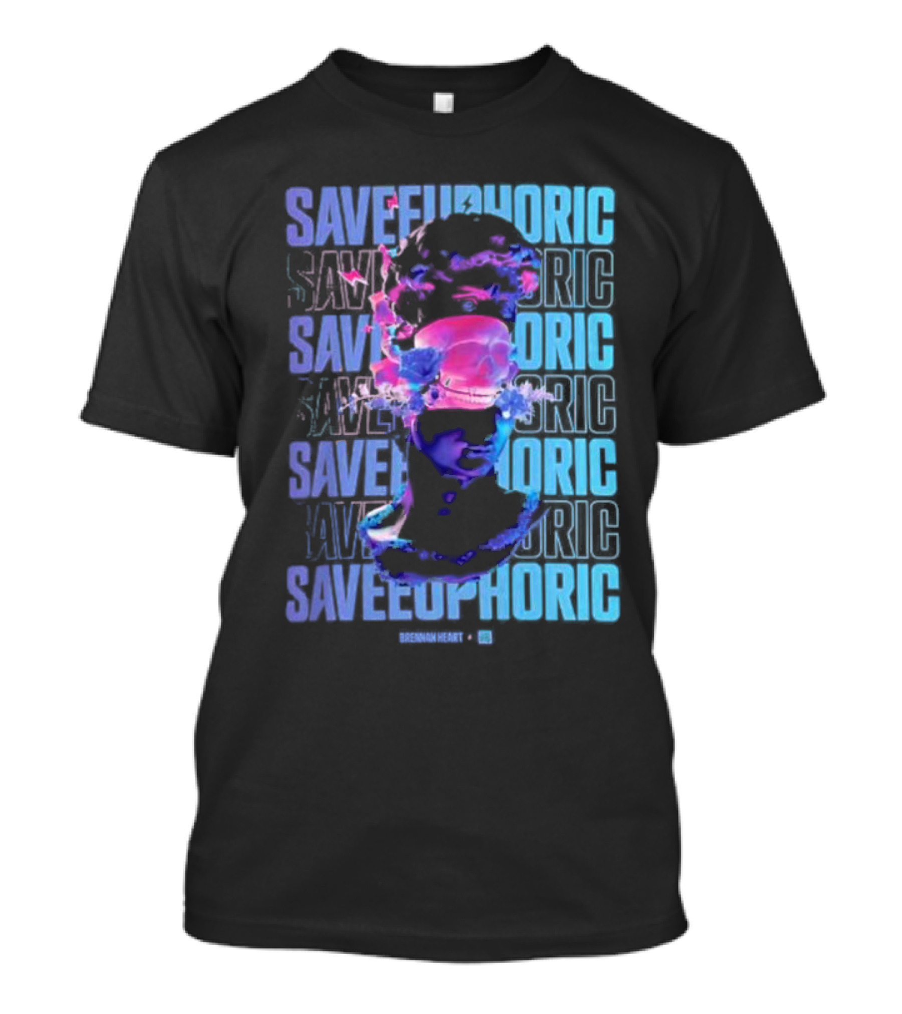 Brennan Heart Save Euphoric Multilayered Neon T-Shirt
