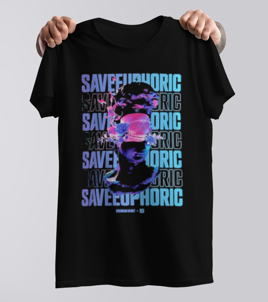 Brennan Heart Save Euphoric Multilayered Neon T-Shirt
