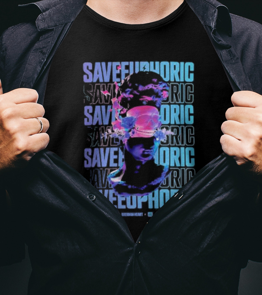 Brennan Heart Save Euphoric Multilayered Neon T-Shirt