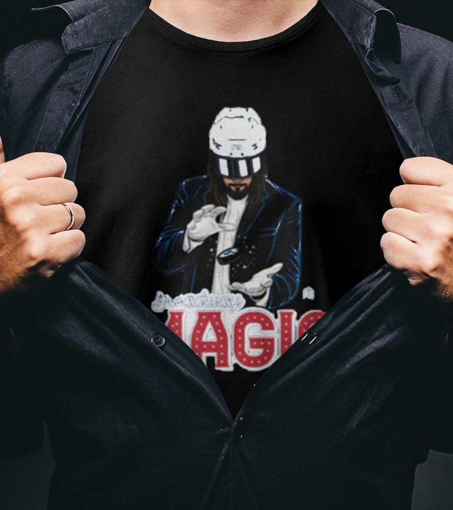 Broadway Magic Hockey Helmet Wizard T-Shirt