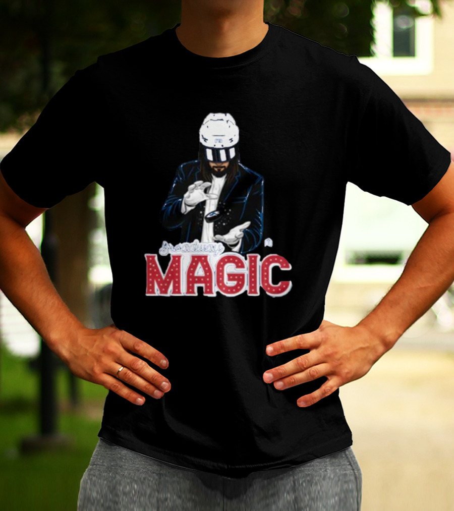 Broadway Magic Hockey Helmet Wizard T-Shirt