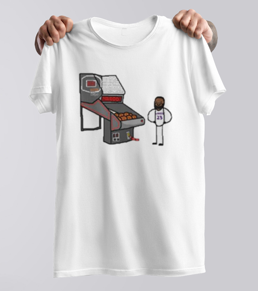 Bron 40k NBA Basketball Shooting Machine 23 T-Shirt