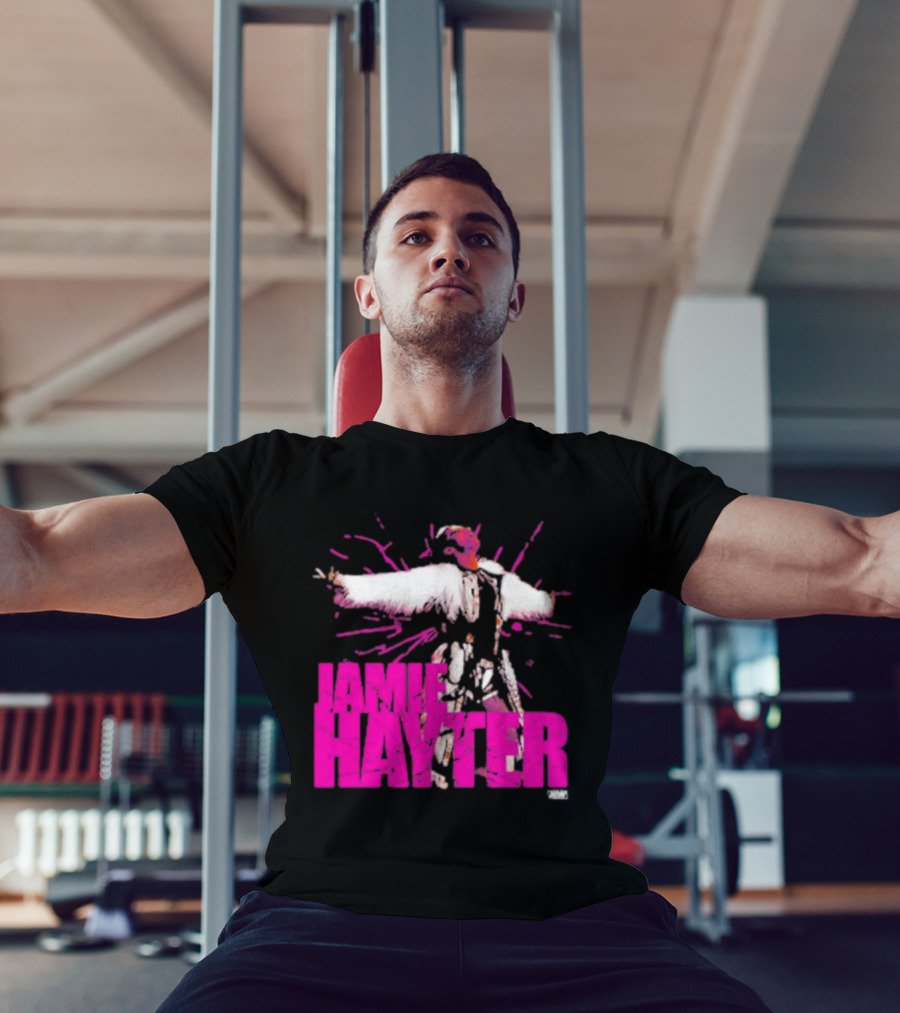 Jamie Hayter Wrestling Star Power Pose AEW Burst T-Shirt