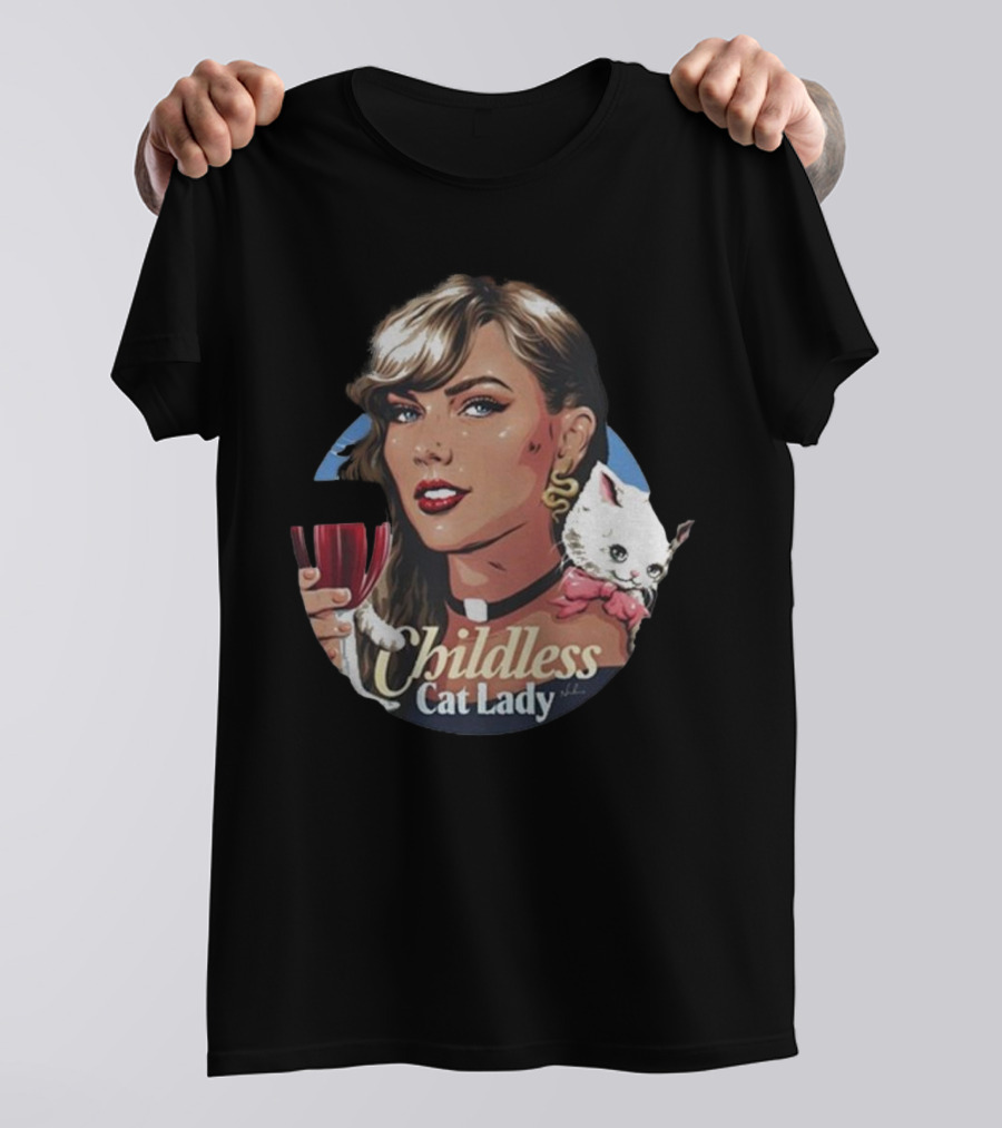 Jd Vance’s Worst Fear Childless Cat Lady Wine Glass T-Shirt