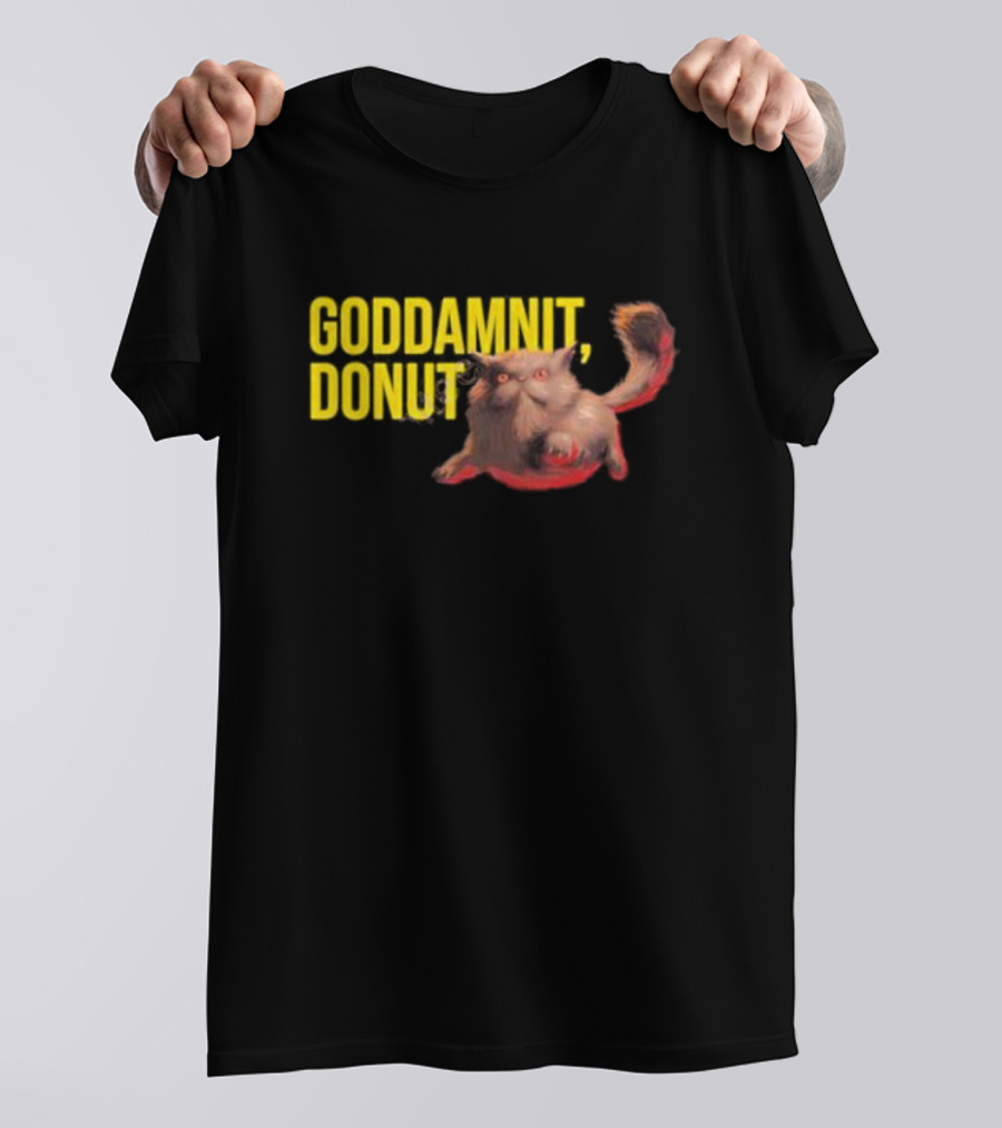 Goddamnit Donut Dungeon Crawler Carl Cat T-Shirt