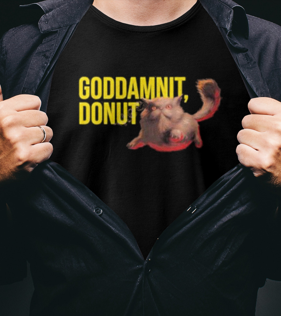 Goddamnit Donut Dungeon Crawler Carl Cat T-Shirt