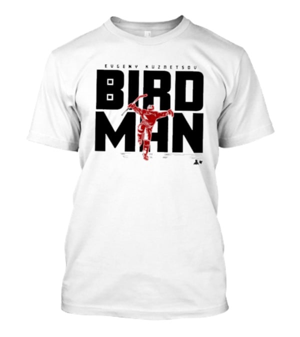 Evgeny Kuznetsov Bird Man Raleigh T-Shirt