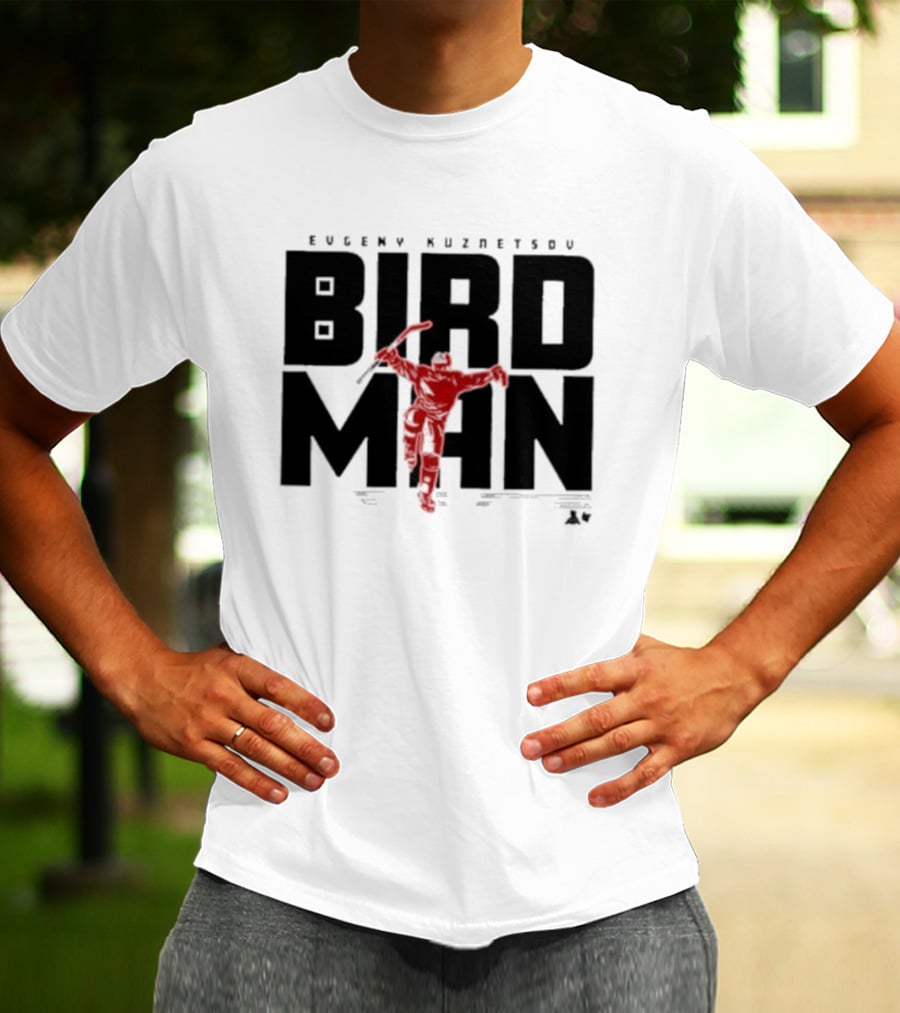 Evgeny Kuznetsov Bird Man Raleigh T-Shirt