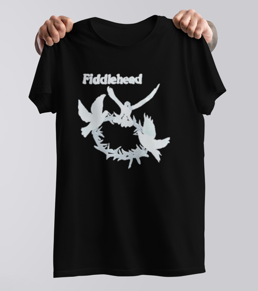 Fiddlehead White Doves In Flight Ring T-Shirt