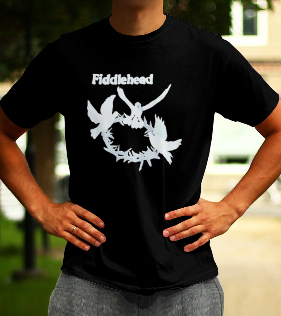 Fiddlehead White Doves In Flight Ring T-Shirt