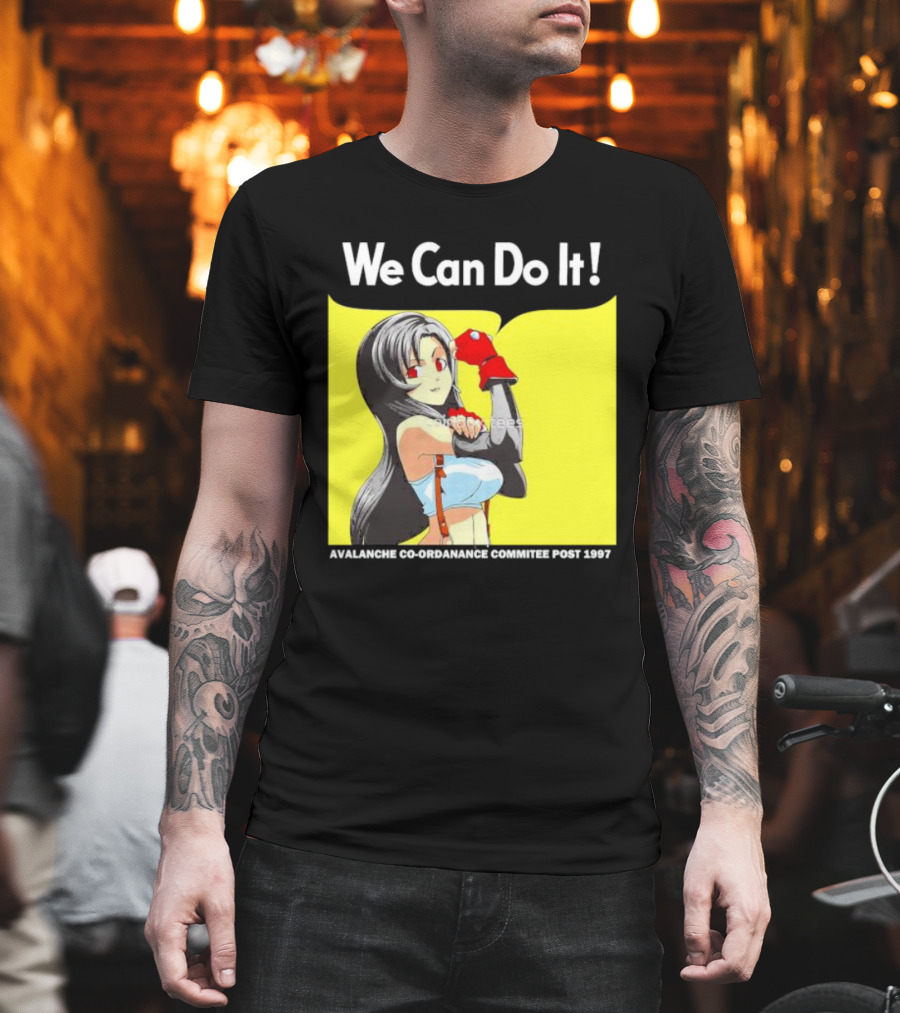 We Can Do It Avalanche Co-Ordanance Committee Post 1997 T-Shirt