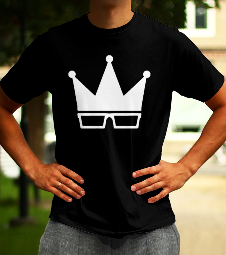 Framerate White Crown Glasses Merch T-Shirt