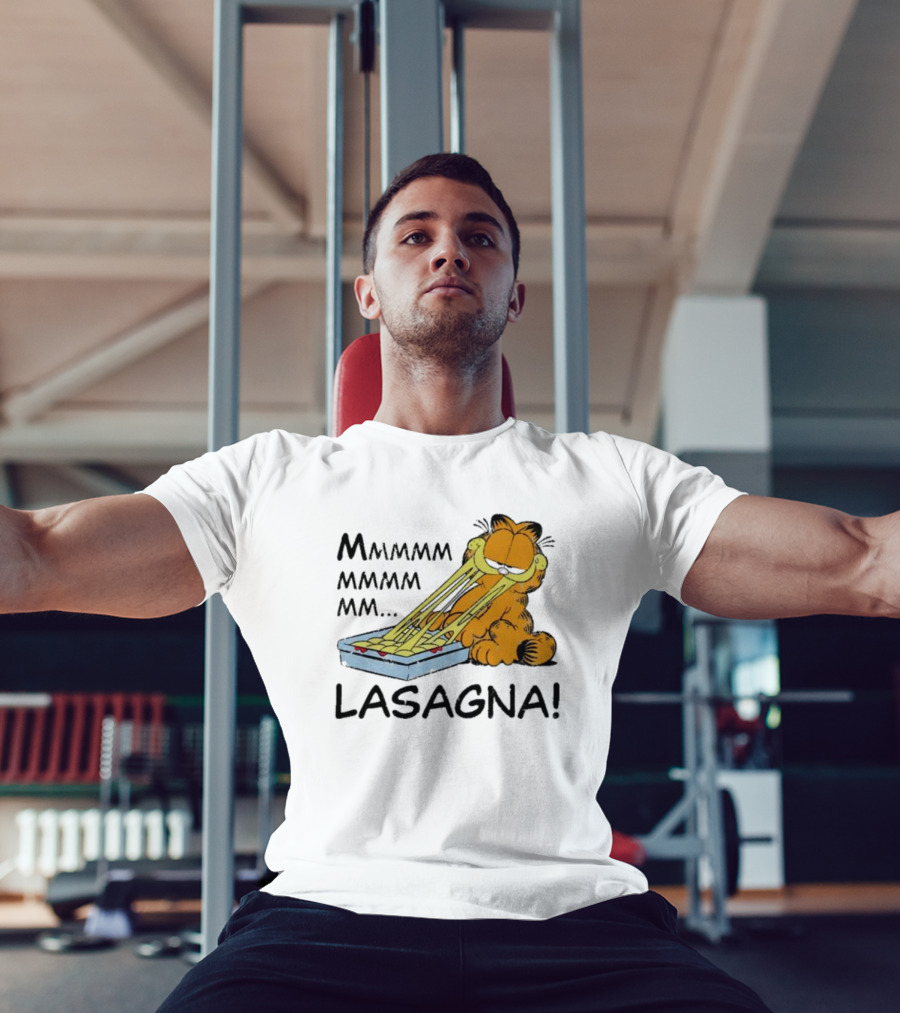 Garfield Mmmmmmmm MM Lasagna T-Shirt