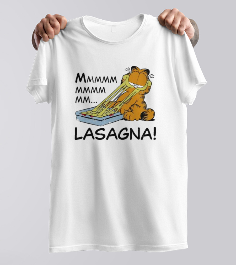 Garfield Mmmmmmmm MM Lasagna T-Shirt