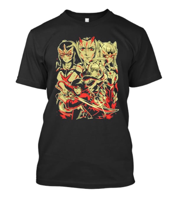Cycle Of Life And Death Anime Warriors T-Shirt