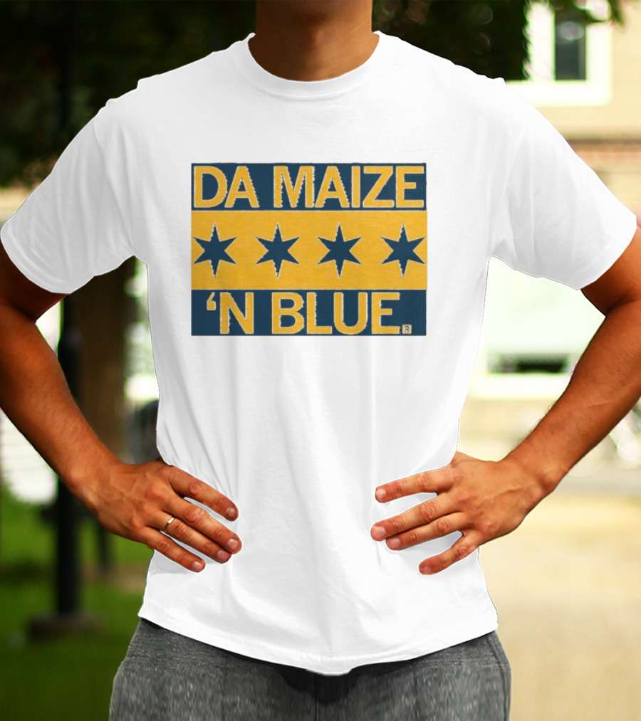 Da Maize N Blue Four Stars T-Shirt