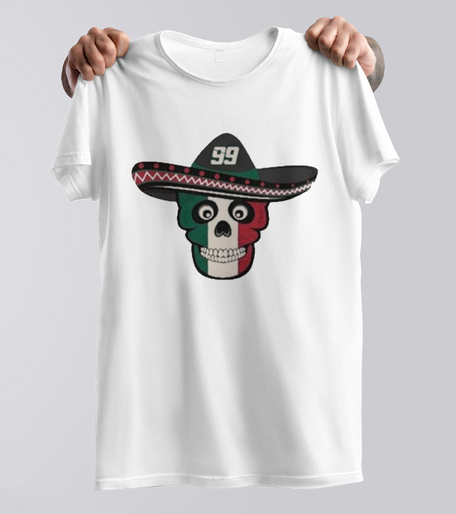 Daniel Suarez Racing 99 Mexican Skull Sombrero T-Shirt