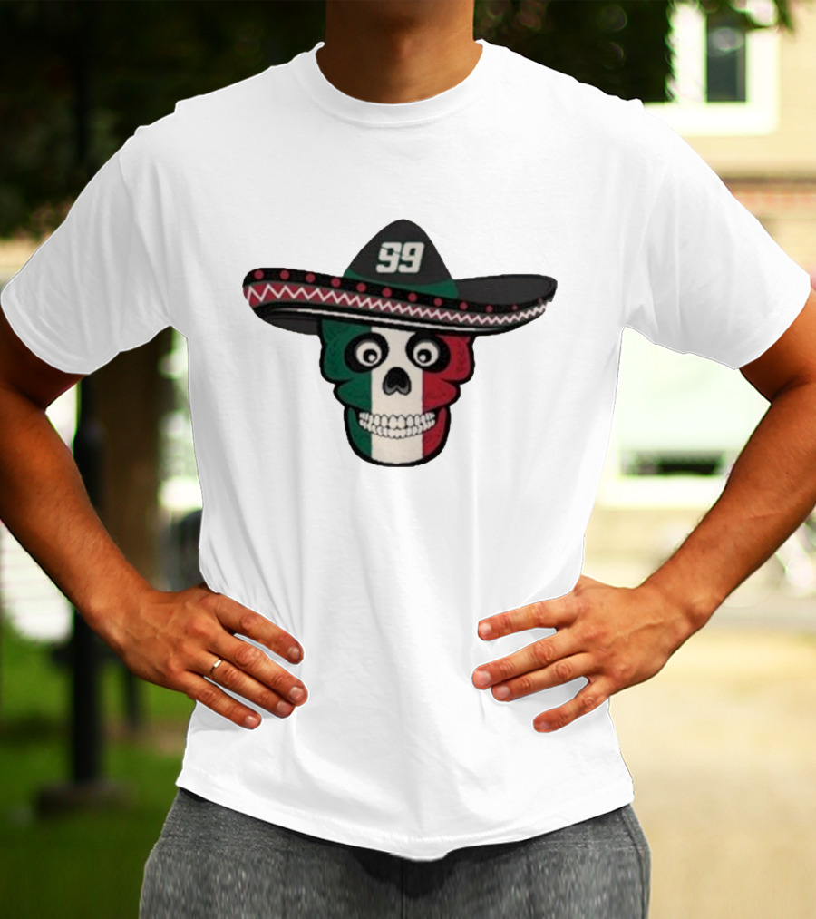 Daniel Suarez Racing 99 Mexican Skull Sombrero T-Shirt