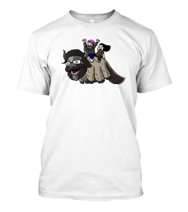 Dave Wonder Bearded Beauties Flying Creature Friends T-Shirt