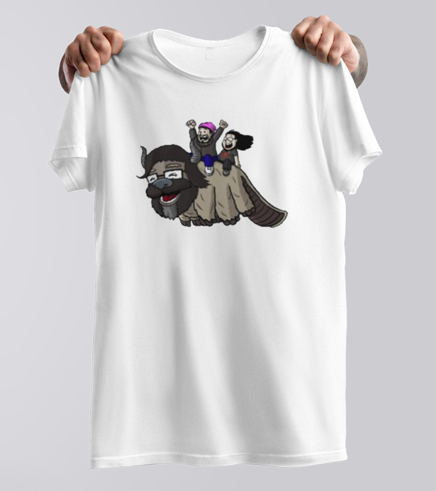 Dave Wonder Bearded Beauties Flying Creature Friends T-Shirt