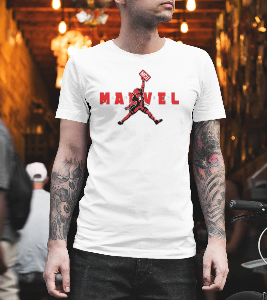 Deadpool MCU Marvel Jesus Jumpman T-Shirt