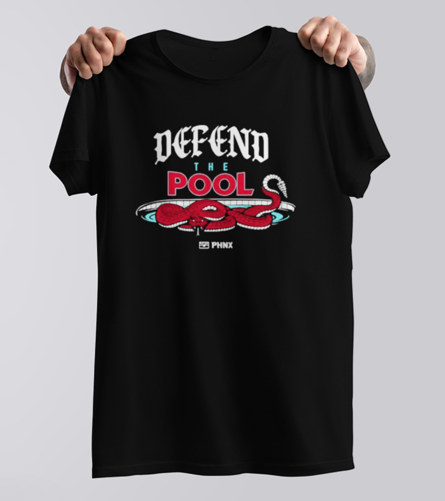 DEFEND THE POOL Red Snake PHNX T-Shirt