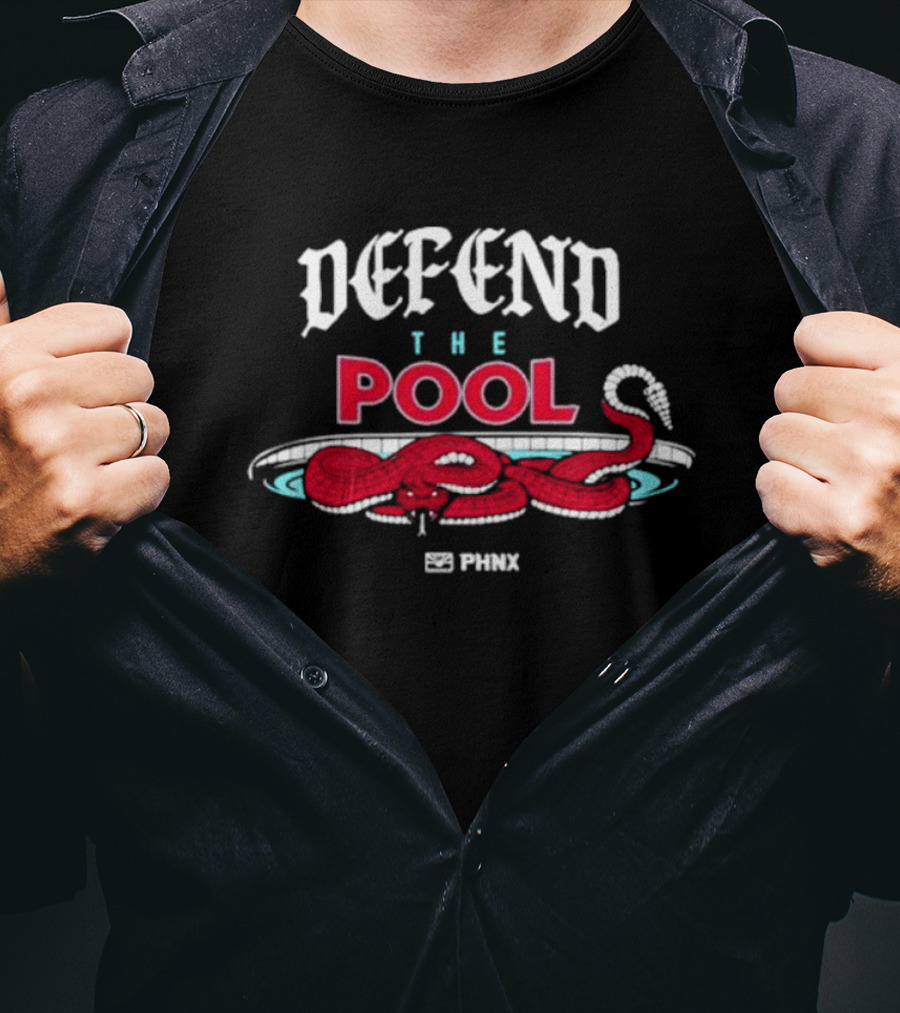 DEFEND THE POOL Red Snake PHNX T-Shirt