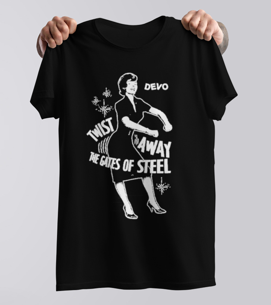 Devo Twist Away The Gates Of Steel Dancing Woman T-Shirt