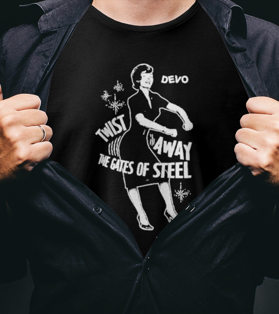 Devo Twist Away The Gates Of Steel Dancing Woman T-Shirt