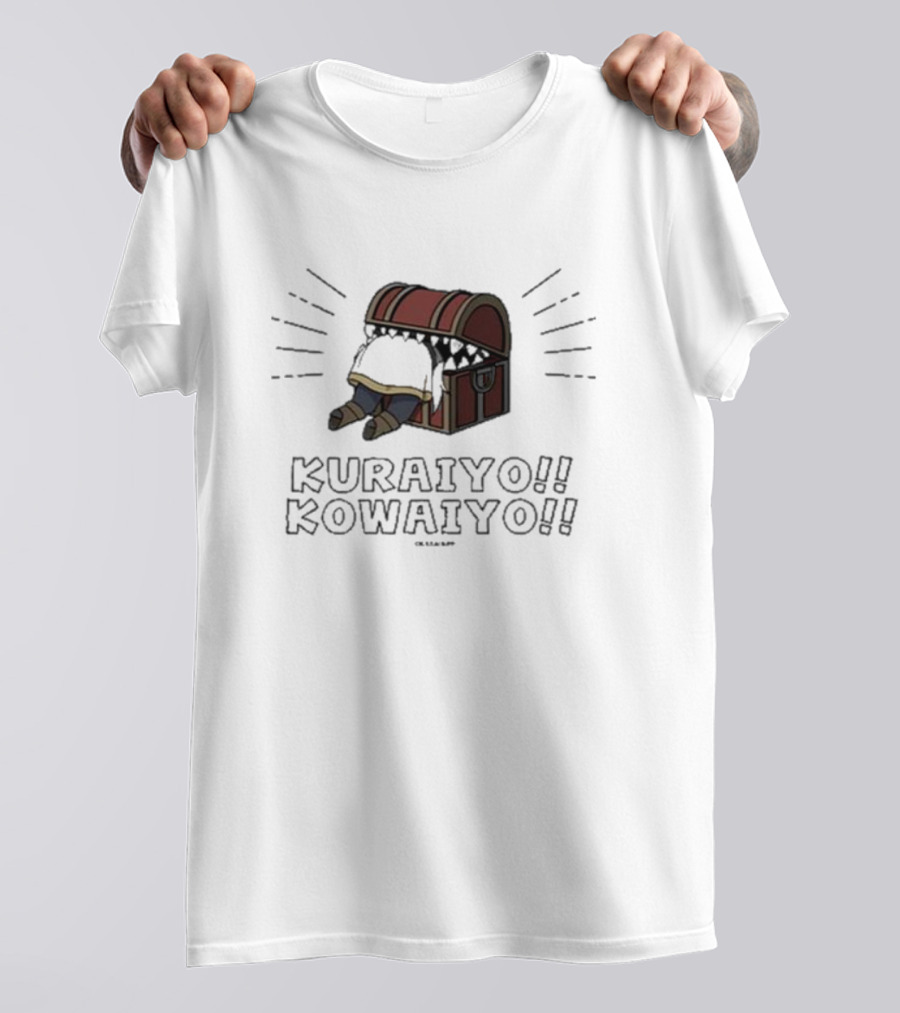 Dezaegg Kuraiyo Kowaiyo Character In Treasure Chest Adventure T-Shirt