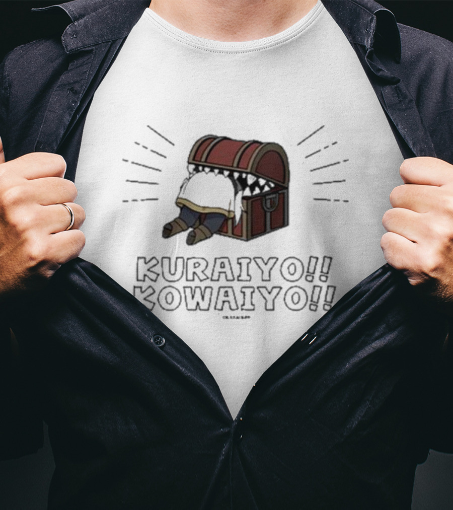 Dezaegg Kuraiyo Kowaiyo Character In Treasure Chest Adventure T-Shirt