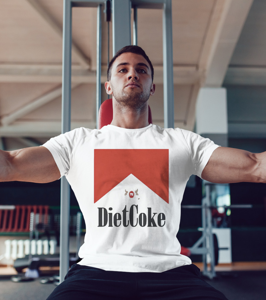 Diet Coke Marlboro Parody Cigarettes T-Shirt
