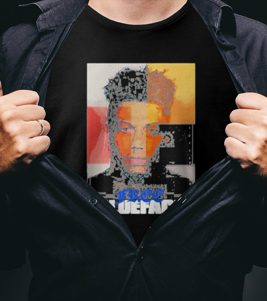 Free Blueface Dinero Jones Album Multicolor T-Shirt