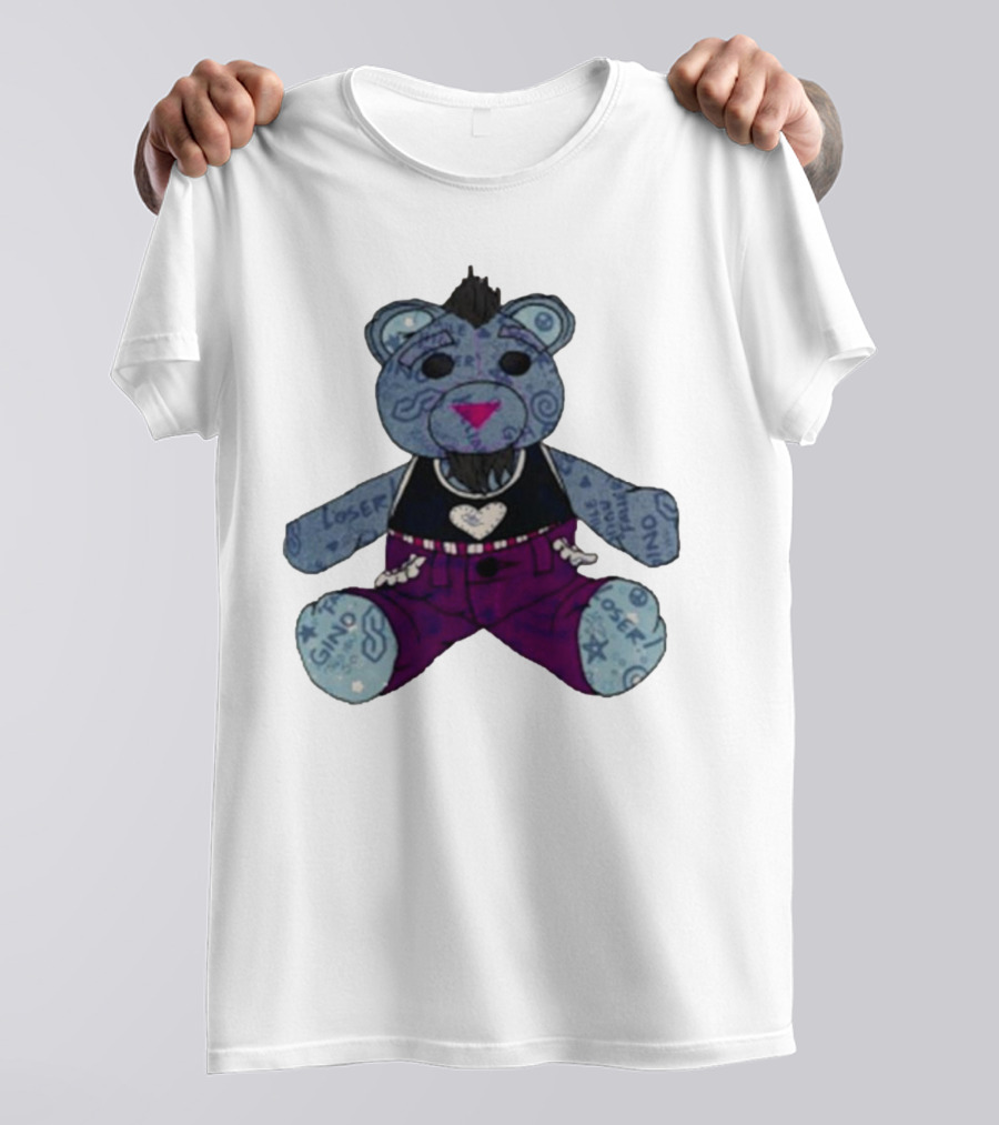 Doodle Bear Killian Krowe Bear Loser One Gino T-Shirt