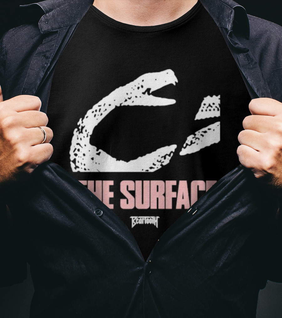 Beartooth The Surface Snake White Text T-Shirt