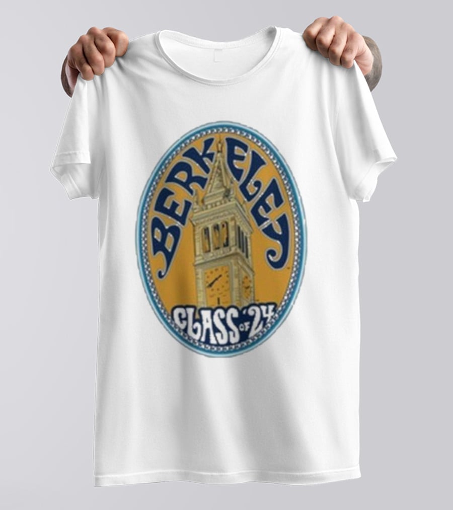 Berkeley Class Of 24 Sather Tower Oval T-Shirt