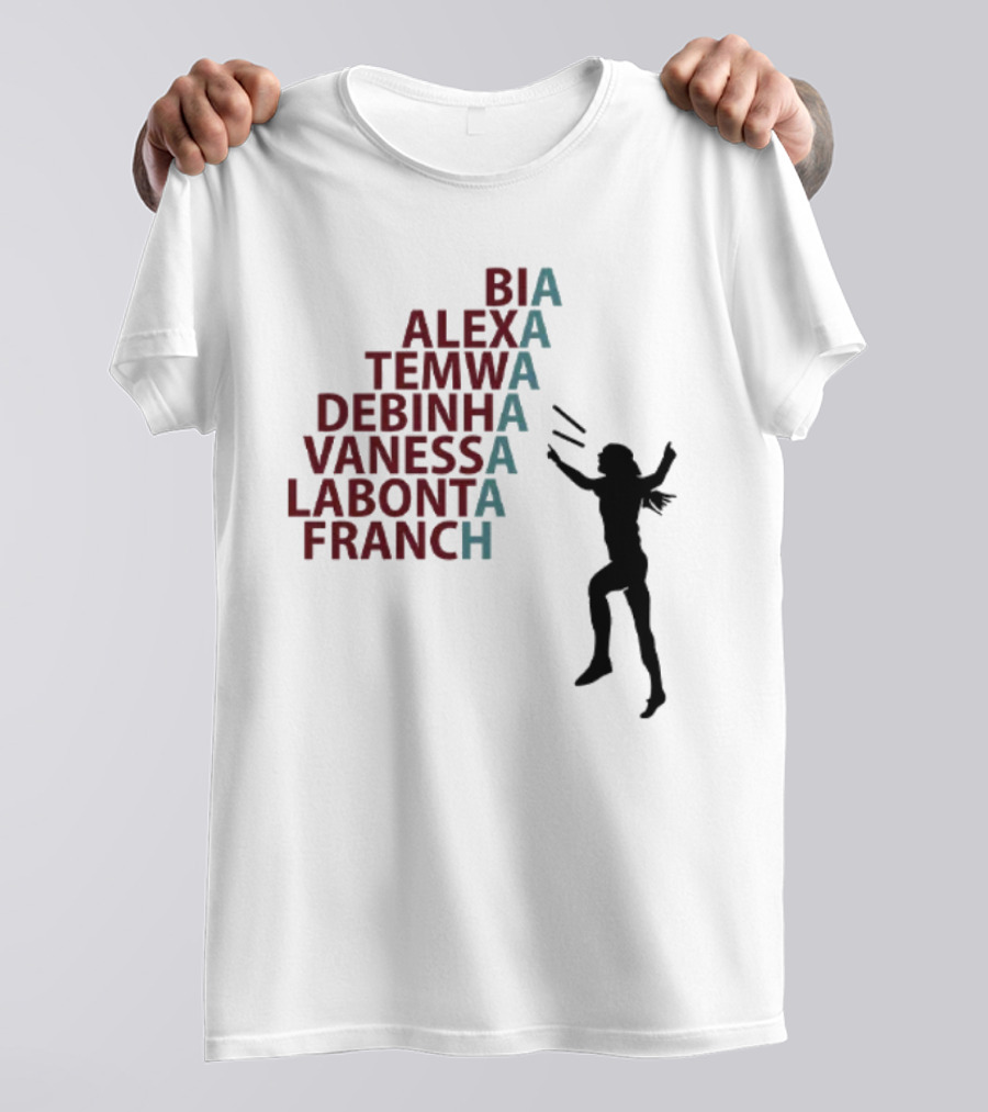 Bia Alexa Temwa Debinha Vaness Labonta Franch Volleyball Player T-Shirt