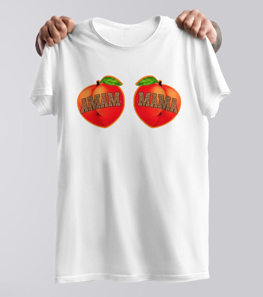 Big Mama Cheetah Peach T-Shirt