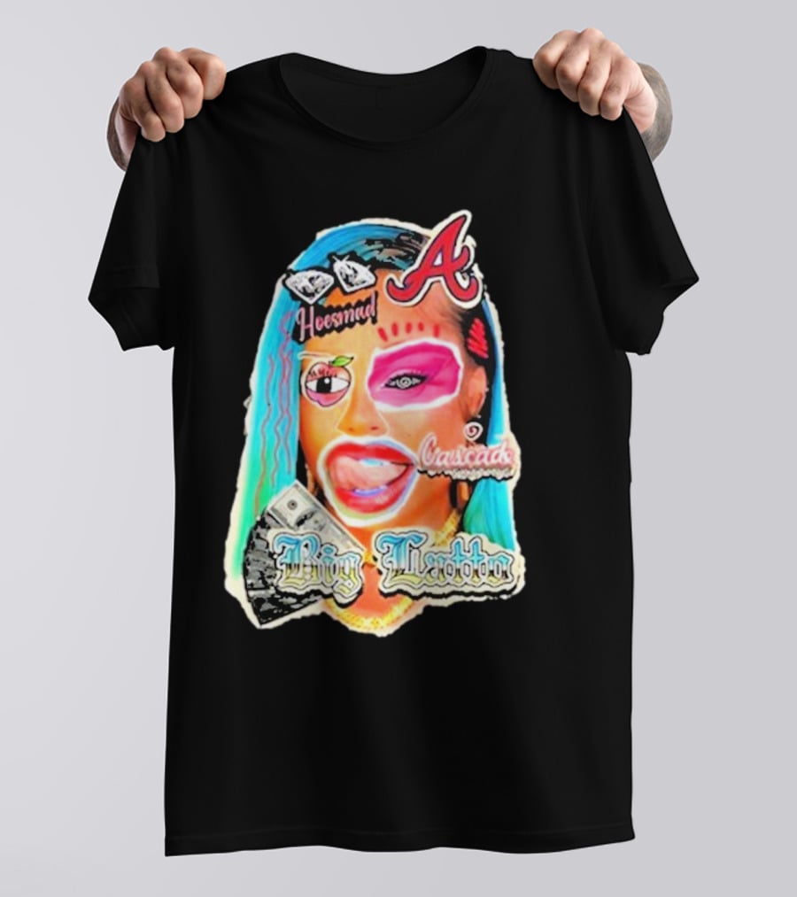 Big Latto Hoe$mad Cascade Atlanta Braves Money T-Shirt
