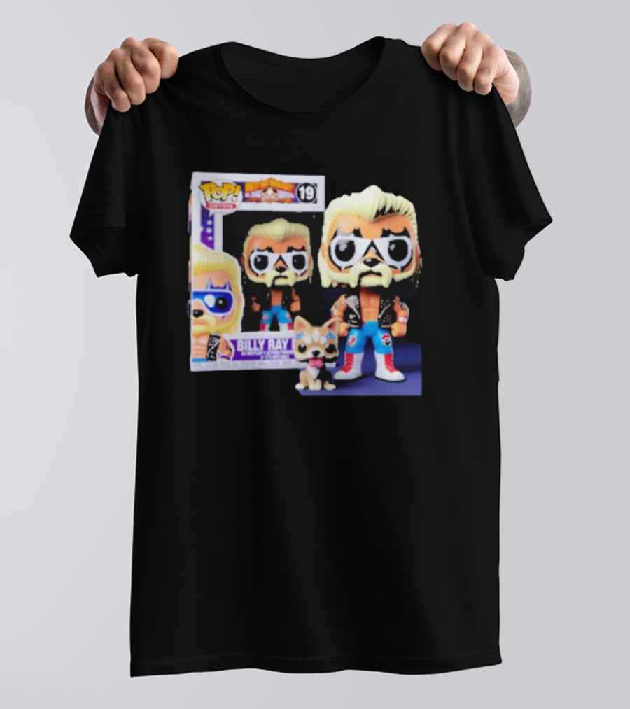 Billy Raydog Ai Pop Action Figures With Blonde Mullet And Blue Star Pants T-Shirt