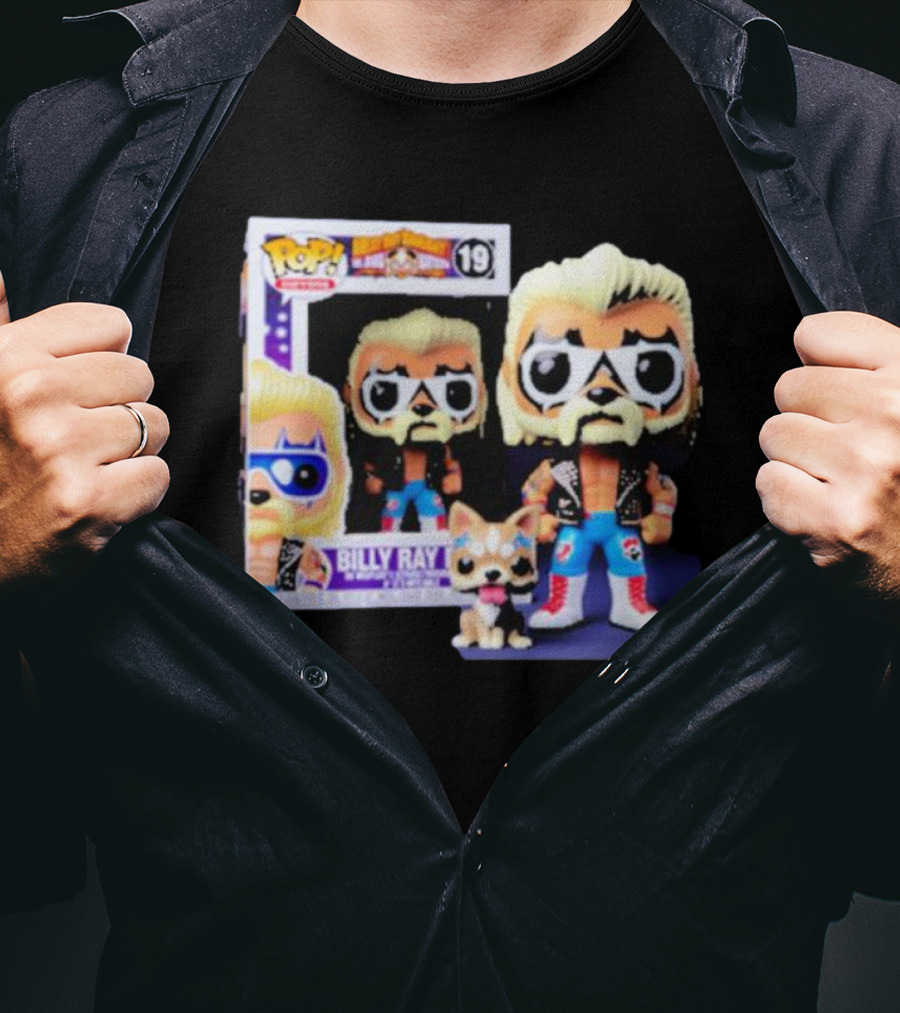 Billy Raydog Ai Pop Action Figures With Blonde Mullet And Blue Star Pants T-Shirt
