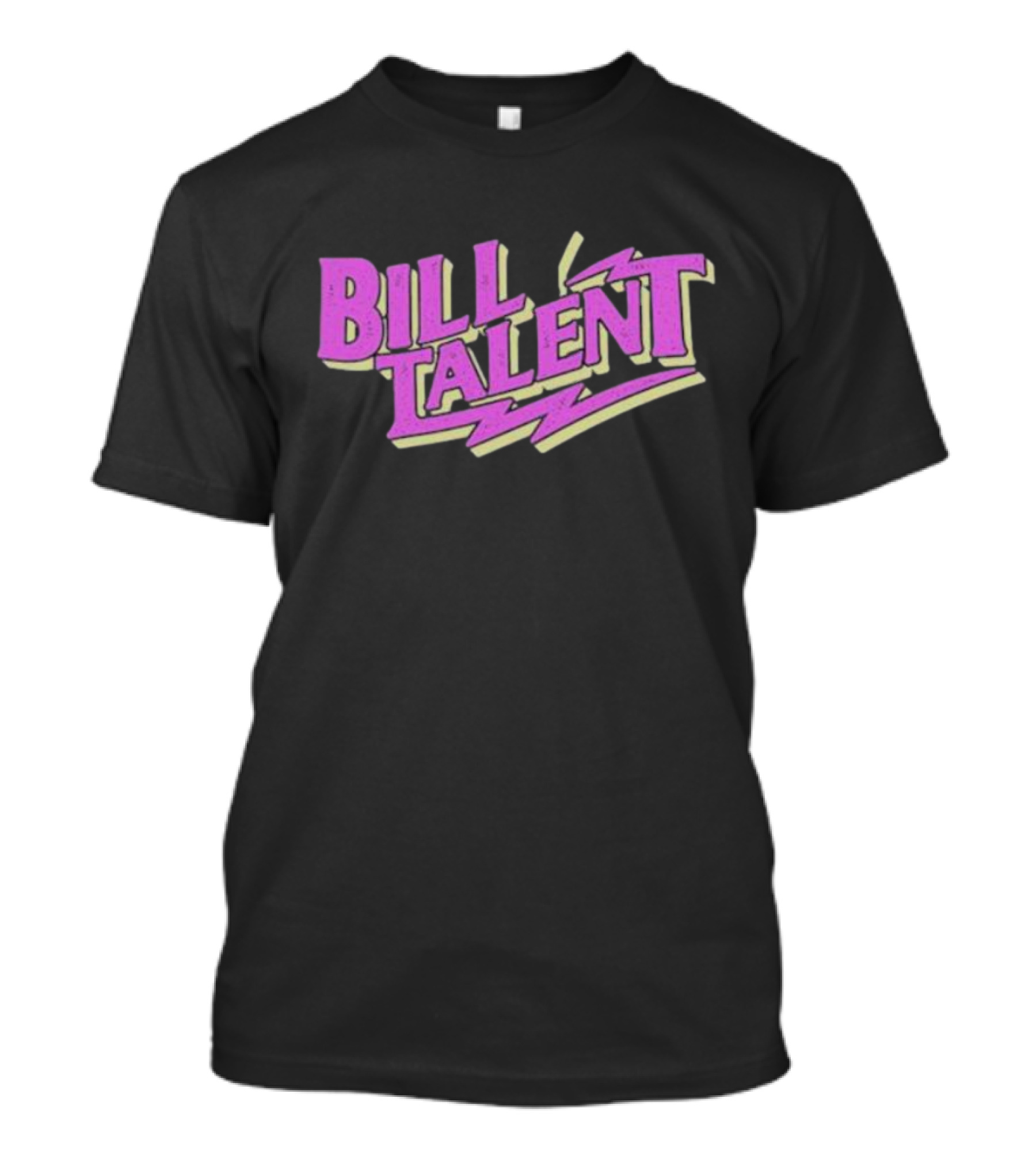 Billy Talent Band Neon Pink Lightning T-Shirt