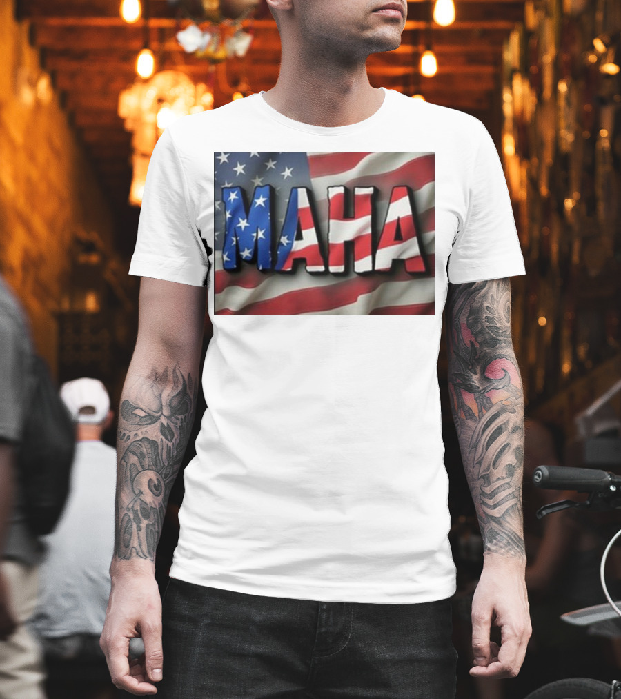 Bryce Lipscomb Maha Make America Healthy Again USA Flag T-Shirt