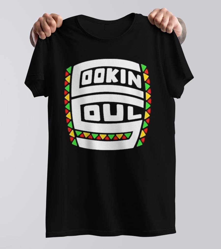 Cookin Soul Logo African Pattern Colors T-Shirt