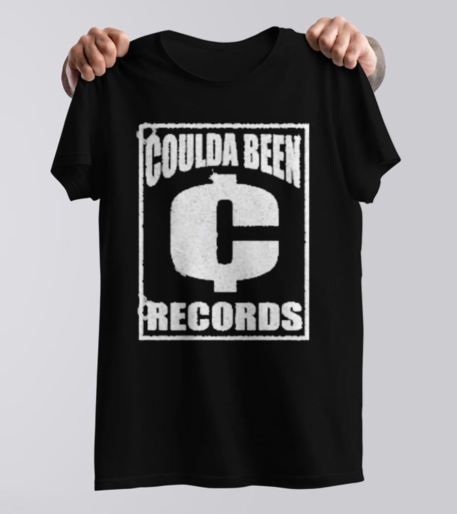 Coulda Been Records Vintage Style Block Lettering With Large Centered C T-Shirt
