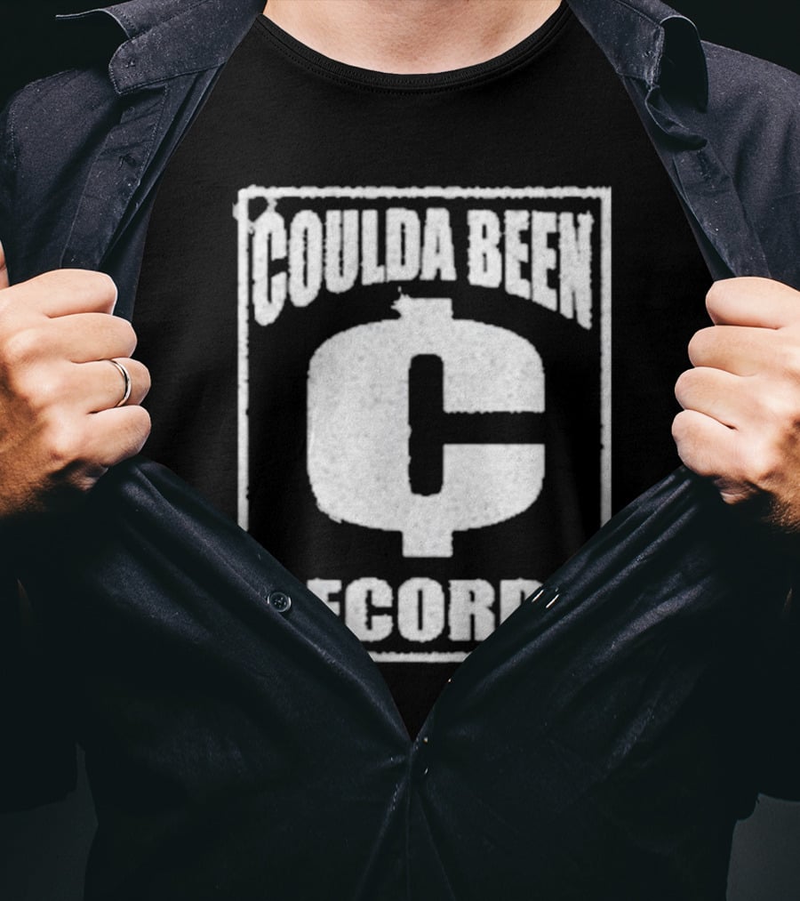 Coulda Been Records Vintage Style Block Lettering With Large Centered C T-Shirt